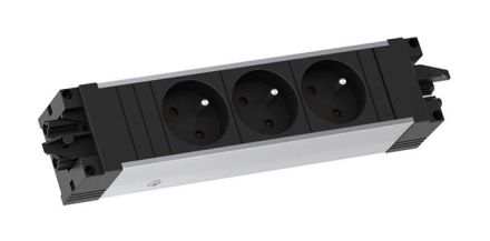 Bachmann 906.1075 power strip 3f alu STEP 35° IP20