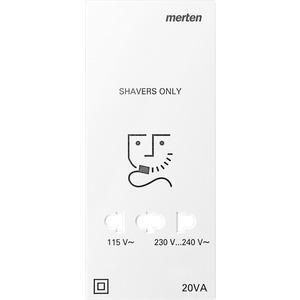 Merten 213519 central plate polar white System M