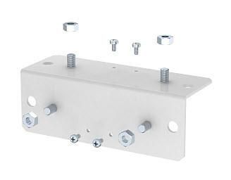OBO Bettermann BSKM-GA 0407 RW pure white, suspended mounting counter plate, external corner, 7216505