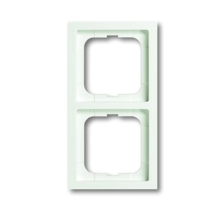 Busch-Jaeger 1722-884K future® linear cover frame, 2-way frame studio white matt