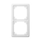 Jung CDP582WW frame 2-way, vertical and horizontal mounting, Duroplast, CD PLUS, alpine white