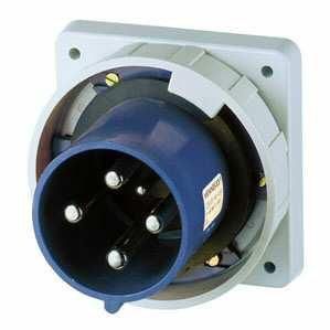 Mennekes 3413 panel plug 125A 4-pin 9h 230V IP67