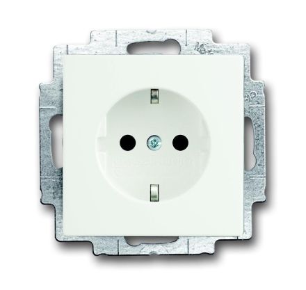 Busch-Jaeger 20 EUCBLI-884 SCHUKO® socket insert Busch-steplight®, with night orientation light studio white matt