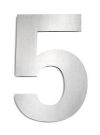 CMD stainless steel house number 5 large G5
