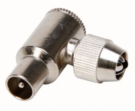 Kopp 33366907 Coax angle plug 6.5mm
