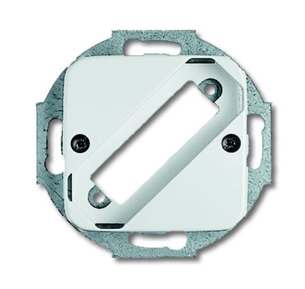 Busch-Jaeger 2549-214 central plate, with support ring alpine white