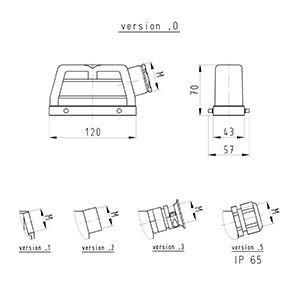 Wieland 70.350.2435.2 BAS GOT GA 24 M25 A2 housing upper part