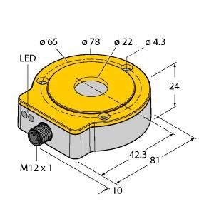 Turck 1590908 RI360P0-QR24M0-ELIU5X2-H1151 encoder