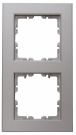 Kopp 402647007 2-way HK07 steel-colored cover frame