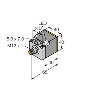 Turck 1625610 BI15U-CK40-AN6X2-H1141 Inductive sensor