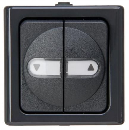 Kopp 561515005 AP-FR Jal-Sch. BlueElectric anthracite blind switch