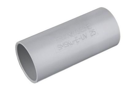 Fränkische Rohrwerke 22553040 SMSKu-E-UV 40 grey plastic push-in socket