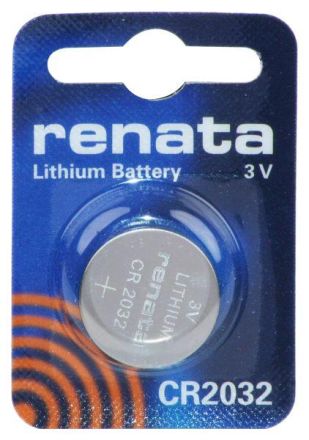Hückmann 133961 Renata CR2032 blister pack lithium button cell