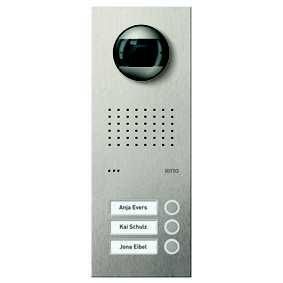 Ritto RGE1815325 Acero pur stainless steel door station video, 3 WE, video, stainless steel