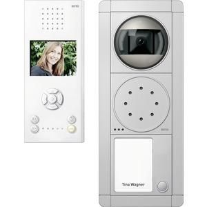 Ritto RGE1892320 Porter video set hands-free unit 1 WE, silver/white