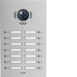 Elcom 1114181BTC flush-mounted door station TVG-14/2 ESTA stainless steel
