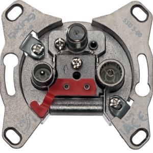 TEHALIT GMSSD500 antenna connection CATV/SAT 3-way junction box