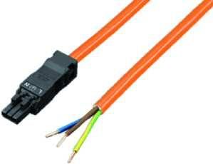RITTAL 2500500 Connection cable for feed 3-pole 100-240V 3000mm