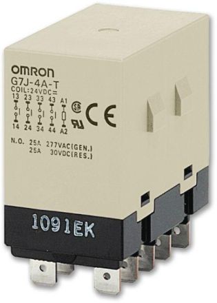 OMRON 121829 G7J-4A-T 24DC Relay