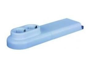 PROTEC.class 05105401 Mounting material skirting board socket PFLSD 2-way white