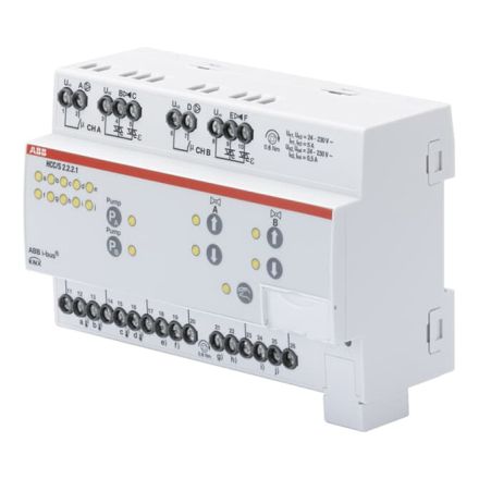 ABB HCC/S2.2.2.1 KNX heating/cooling circuit controller | 3-point, manual operation