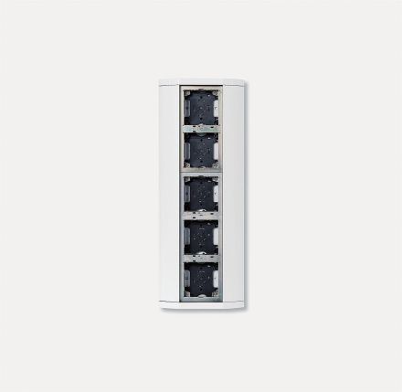 Siedle KSA 605-0 DG surface-mounted communication display in dark grey mica