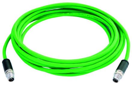 Telegärtner L80002A0000 3 x M12x1 connector L 3.0 m connection cable X-coded Cat.6A