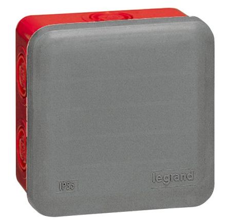 Legrand 092009 Junction box FR FLW 80X80X45 7E , (red)