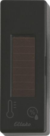 ELTAKO FTFSB-am wireless temperature and humidity sensor | with solar cell and battery | matt anthracite