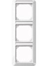 MERTEN 385319 Frame 3-way vertical polar white glossy