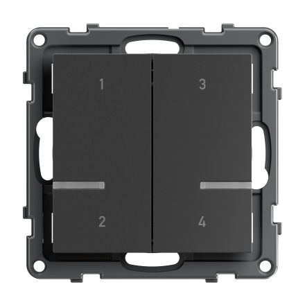 LEGRAND 765935 described Touch sensor SEANO with Netatmo | 4-way, scenarios | anthracite