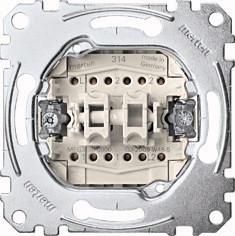 MERTEN MEG3159-0000 double button insert 2 changes 1-pole 10A AC250V