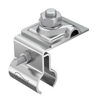OBO Bettermann RSF 249 8-10 VA for round standing seam roofs seam clamp, 5317502