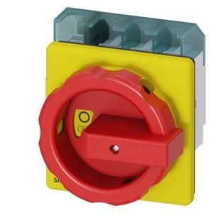 Siemens 3LD2504-1TL53 main/emergency stop switch 4-pole for front mounting