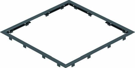 OBO Bettermann 7404070 SRU 250 9011 graphite black carpet protection frame