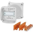 Hensel DK 0606 W 0.5-6qmm 3-phase 5x 3-wire terminals cable junction box