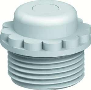 OBO Bettermann 90 M16 GE closed version screw-in nipple, 2032380