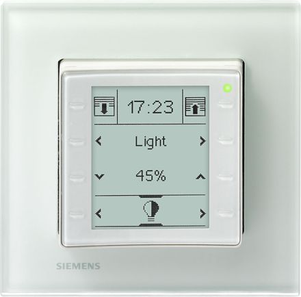 SIEMENS 5WG1227-2AB11 KNX room control unit | 8-way | titanium white