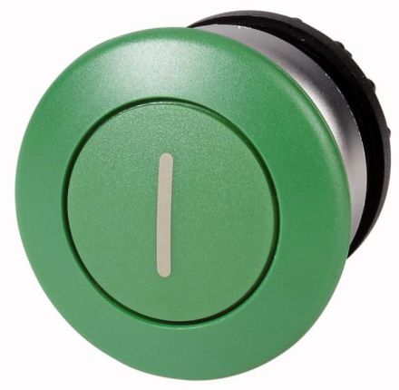 Eaton M22-DRP-G-X1 mushroom pushbutton, green I, latching, 216753