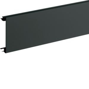 TEHALIT BR08029011 80mm graphite black parapet duct upper part