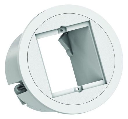 Bachmann 926.310 PIX 1xCM decorative ring stainless steel look socket