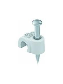 OBO Bettermann 2010 for cable 10mm L: 25mm light grey ISO nail clip, 2227800