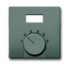 Busch-Jaeger 1794 TA-803 central plate, for room temperature controller, metallic grey
