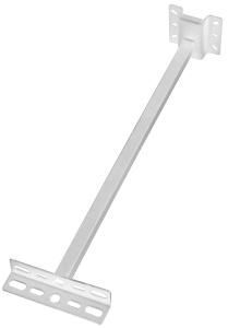 DOTLUX 3193-1 boom wall mount for construction spotlights (10-50Watt) 50cm long white