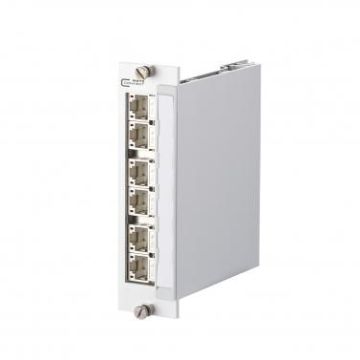 METZ CONNECT 6 Port 180° for 3HE assembly C6A module ISO, 130B11E2-E