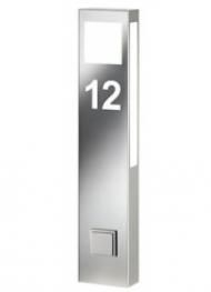 CMD floor lamp Aqua Paulo with house number and socket 24/HN/ST