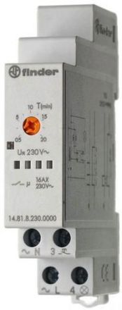Finder 14.81.8.230.0000 Staircase light controller 14.81.8.230 with service function