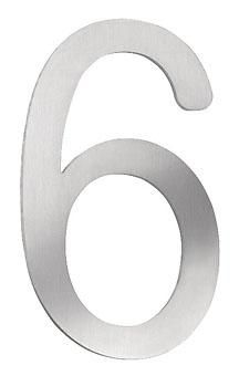 CMD stainless steel house number 6