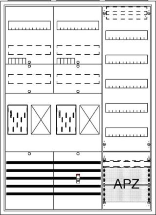 ABB Striebel & John 2CPX054223R9999 BA37FG AP BKE-I A37 2Z2R1V5A2 Complete cabinet