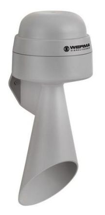 Werma 57400075 WM continuous tone 24VAC/DC GY signal horn